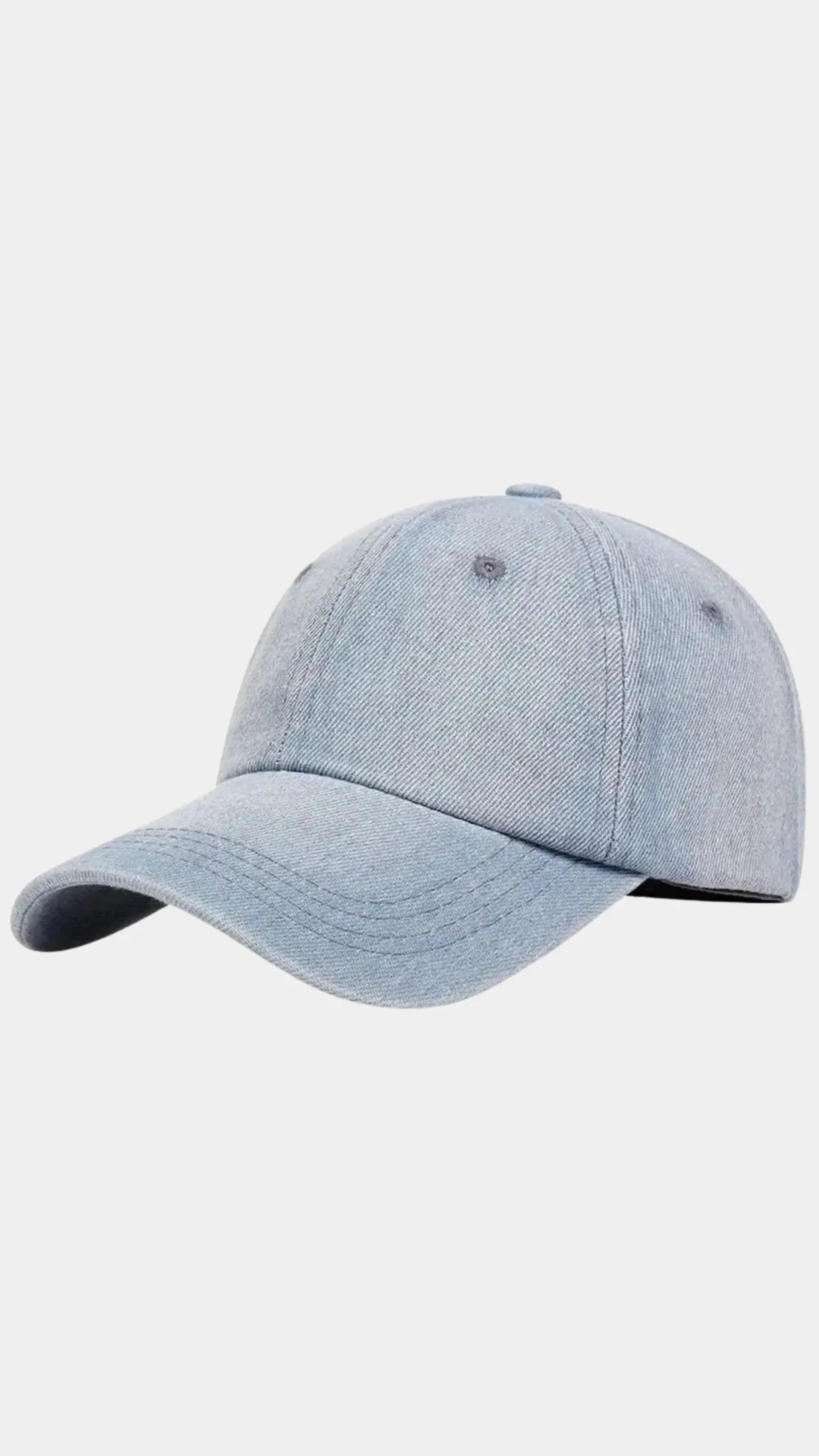 Minimalist Oxford Denim Cap
