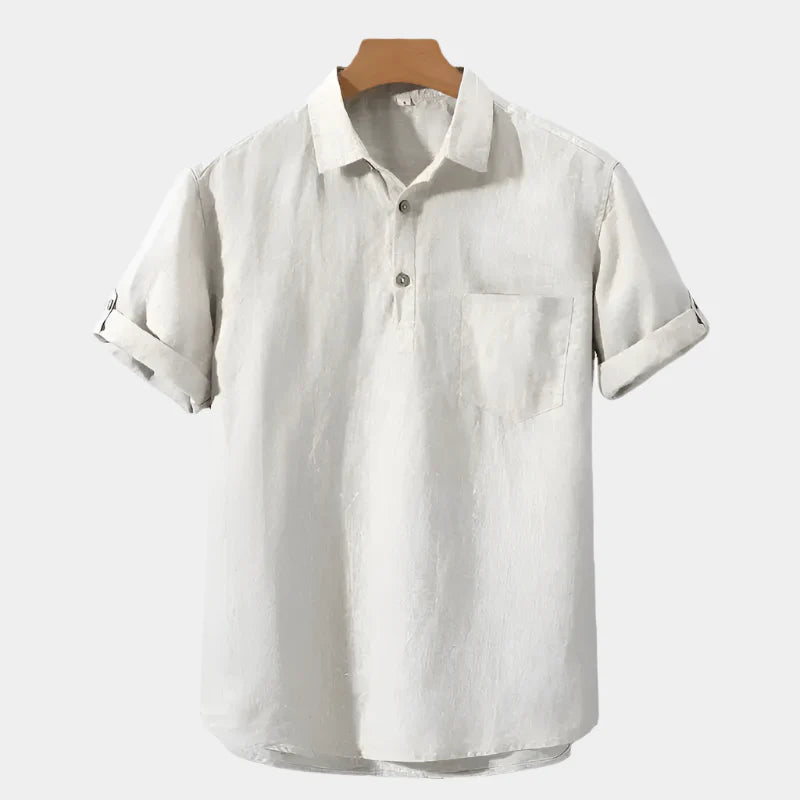 Essential Linen Polo Shirt