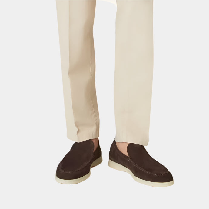 Chic Chocolate Yacht Loafers