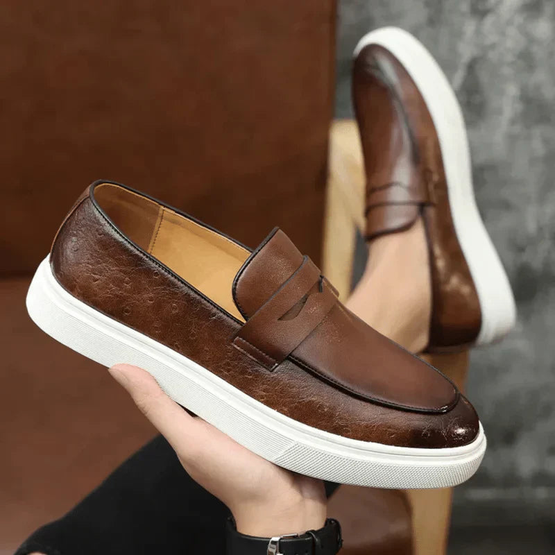 Elysian Leather Loafer Slip On Loafer