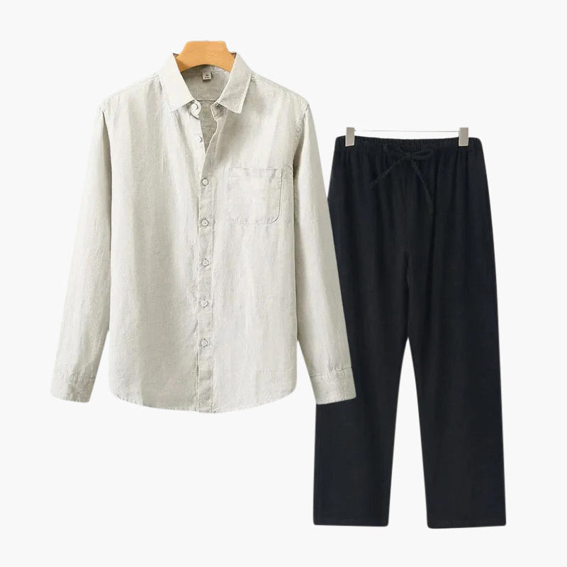 Torino Linen Set (Long Sleeves)