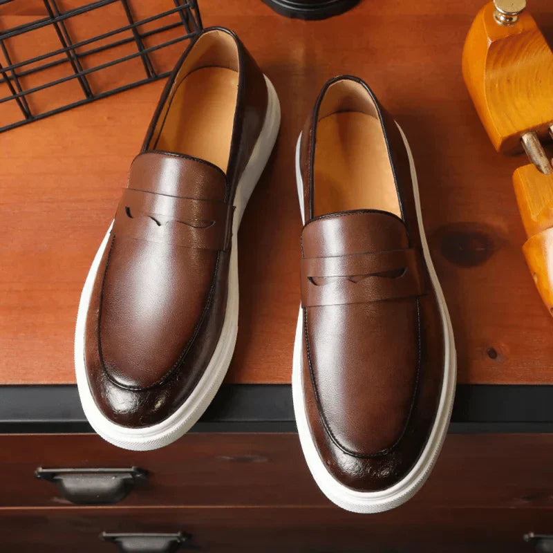 Elysian Leather Loafer Slip On Loafer