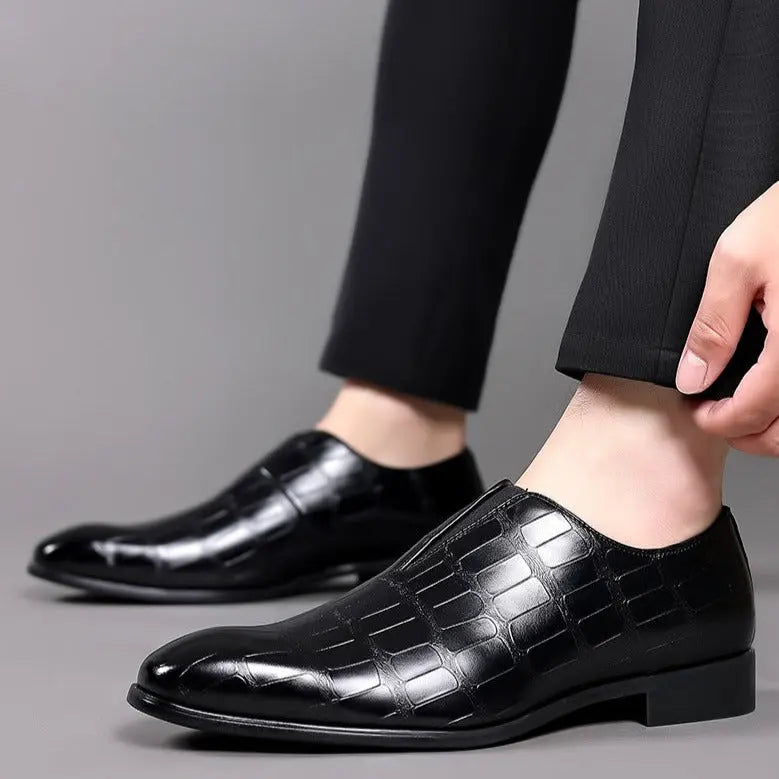 Sovereign Leather Slip-Ons
